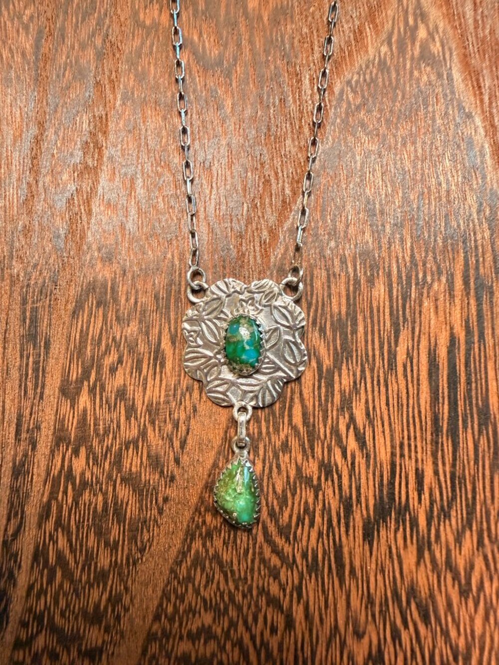 Genuine Handmade Sonoran Gold Turquoise Necklace